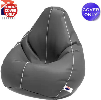 Devogue XXXL Tear Drop Bean Bag Cover  (Without Beans)(Multicolor)