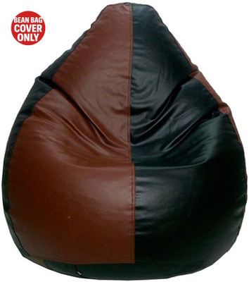 Psygn XL Tear Drop Bean Bag Cover  (Without Beans)(Multicolor)