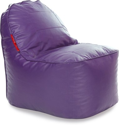 STYLE HOMEZ XXL Video Rocker Lounger Bean Bag  With Bean Filling(Purple)