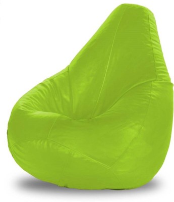 InkCraft XXXL Tear Drop Bean Bag Cover  (Without Beans)(Green)