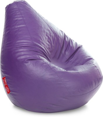 TXOR XXXL Tear Drop Bean Bag Cover  (Without Beans)(Purple)