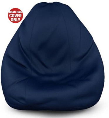 Joy XL Tear Drop Bean Bag Cover  (Without Beans)(Blue)