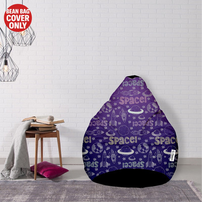 Flipkart SmartBuy XXL Tear Drop Bean Bag Cover  (Without Beans)(Multicolor)