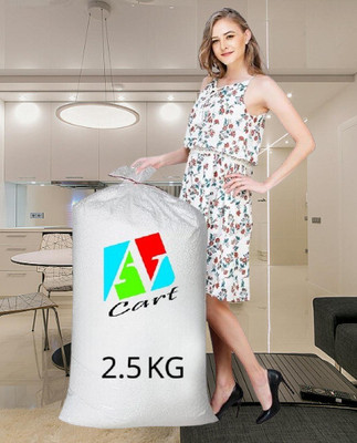 AV CART 2.5 KG Bean Bag Refill Virgin Beads, No Clump Bean Bag Filler(Pure)