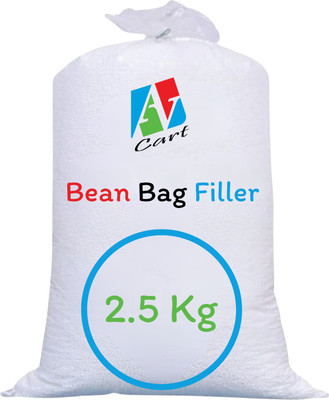 AV CART 2.5 KG High-Density Bean Bag Filler – Lightweight & Long-Lasting Micro Beads Bean Bag Filler(Standard)