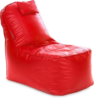 STYLE HOMEZ XXXL Video Rocker Lounger Bean Bag  With Bean Filling(Red)