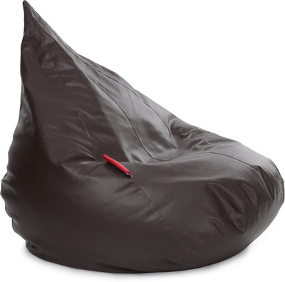 TXOR XXL HumBug Lounger Bean Bag  With Bean Filling(Brown)