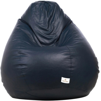 STAR XXL Teardrop Bean Bag Filled with Beans Teardrop Bean Bag(Blue)