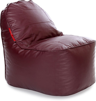 TXOR XXL Video Rocker Lounger Bean Bag  With Bean Filling(Maroon)