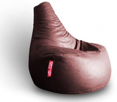 STYLE HOMEZ XXL Gamer Teardrop Bean Bag  With Bean Filling(Maroon)