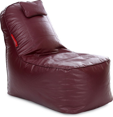 STYLE HOMEZ XXXL Video Rocker Lounger Bean Bag  With Bean Filling(Maroon)