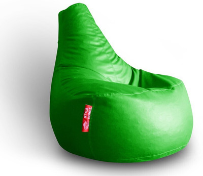 STYLE HOMEZ XXL Gamer Teardrop Bean Bag  With Bean Filling(Green)