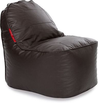 STYLE HOMEZ XXL Video Rocker Chocolate Lounger Bean Bag  With Bean Filling(Brown)