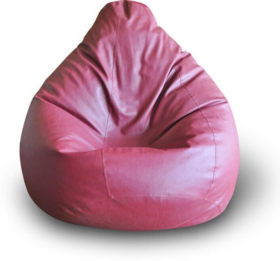 STYLE HOMEZ XXL Classic Teardrop Bean Bag  With Bean Filling(Maroon)