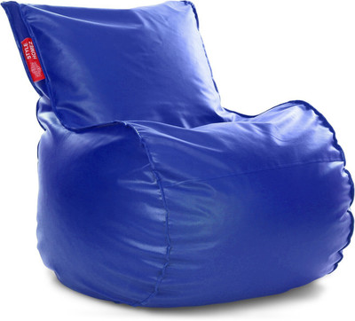 TXOR XXL MAMBO Lounger Bean Bag  With Bean Filling(Blue)