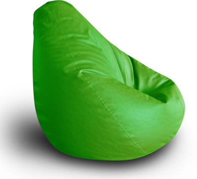 STYLE HOMEZ XXL Classic Teardrop Bean Bag  With Bean Filling(Green)