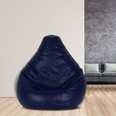 SHIRA 24 XXL (Filled ) Teardrop Bean Bag  With Bean Filling(Blue)