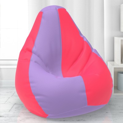 Beannie XL Lazy Sack Teardrop Bean Bag  With Bean Filling(Lavender, Pink)