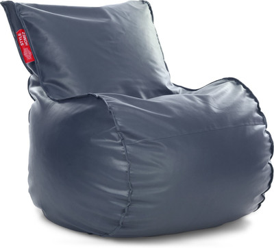 TXOR XXL MAMBO Lounger Bean Bag  With Bean Filling(Grey)