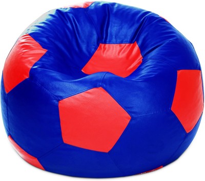 TXOR XXXL Tear Drop Bean Bag Cover  (Without Beans)(Blue, Red)