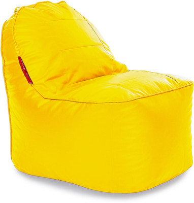 STYLE HOMEZ XXL Video Rocker Lounger Bean Bag  With Bean Filling(Yellow)