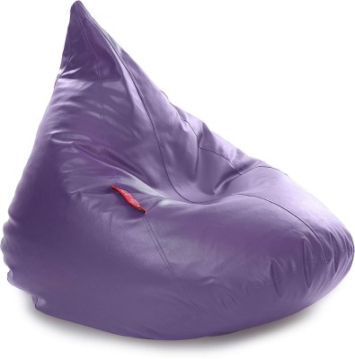 TXOR XL Tear Drop Bean Bag Cover  (Without Beans)(Purple)