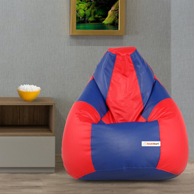 Beankart XXXL Bean Bag with Beans Teardrop Bean Bag  With Bean Filling(Multicolor)