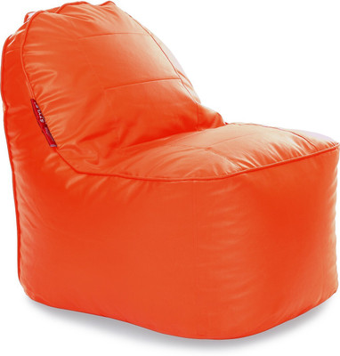 STYLE HOMEZ XXL Video Rocker Lounger Bean Bag  With Bean Filling(Orange)