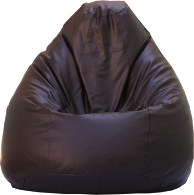 Beanskart XXXL Tear Drop Bean Bag Cover  (Without Beans)(Brown)