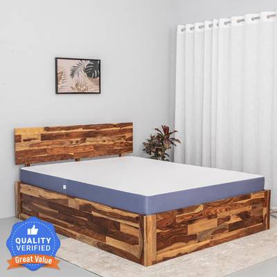 Wakefit Dual Comfort Mattress - Hard &amp; Soft 6 inch King High Resilience (HR) Foam Mattress  (L x W: 72 inch x 72 inch)