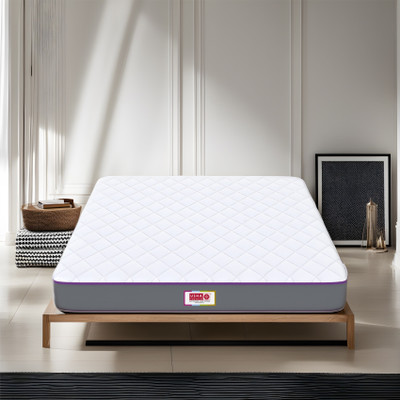 Usha Shriram 7-Zone With Posture Contour Tech. 10 inch Single High Resilience (HR) Foam Mattress(L x W: 75 inch x 35 inch)