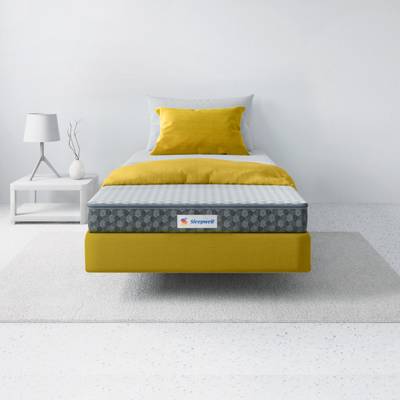 Sleepwell Star Gold Profiled Foam Mattress -Anti Sag & Active Pressure Distribution Tech 4 inch Single High Resilience (HR) Foam Mattress