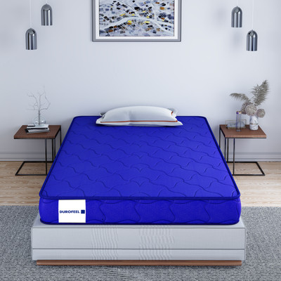 DUROFEEL Alpha - Orthopedic 4 inch Single Bonded Foam Mattress(L x W: 75 inch x 36 inch)