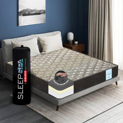 SLEEP SPA Ebon 3-Zone Bamboo Charcoal 10 inch King Memory Foam Mattress