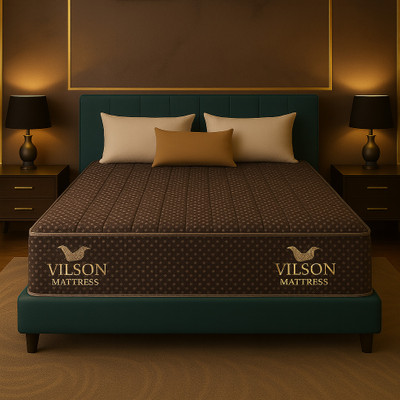 Vilson Memory Foam Breathable Ultra Soft Altima Bonnel Spring Mattress 6 inch Single Bonnell Spring Mattress(L x W: 72 inch x 36 inch)