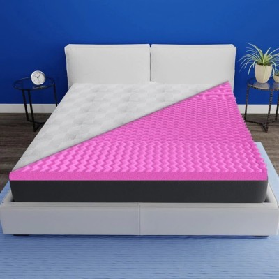 Livpure Smart Mattress Topper, Grid | HR | 3 Pressure Zones 2 inch King High Resilience (HR) Foam Mattress(L x W: 72 inch x 72 inch)