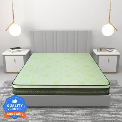 CARLTON LONDON Poise 6 inch King Hybrid Latex Foam and Pocket Spring Mattress