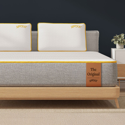 SleepyCat Original Ortho with AirGen Memory Foam 6 inch Double High Density (HD) Foam Mattress(L x W: 75 inch x 48 inch)