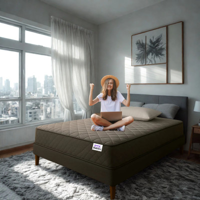 DozeIQ Orthopedic Memory Foam Mattress 5 inch Queen High Resilience (HR) Foam Mattress(L x W: 75 inch x 60 inch)