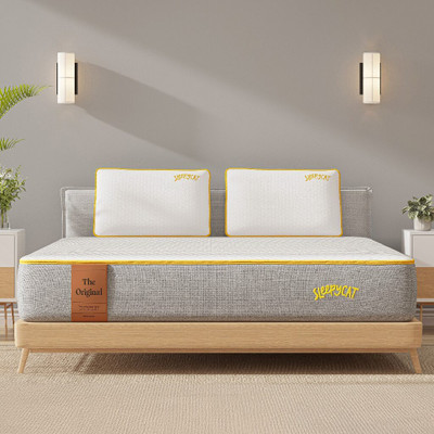 SleepyCat Original Ortho With AirGen Memory Foam 8 Inch King High Density (HD) Foam Mattress  (L X W: 78 Inch X 72 Inch) For Rs. 2111 @ 90 %