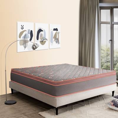 Fresh Up by MH Polymers Pvt Ltd Luxury Hybrid European Style Pocket Spring Mattress Medium Soft 8 inch Queen Pocket Spring Mattress