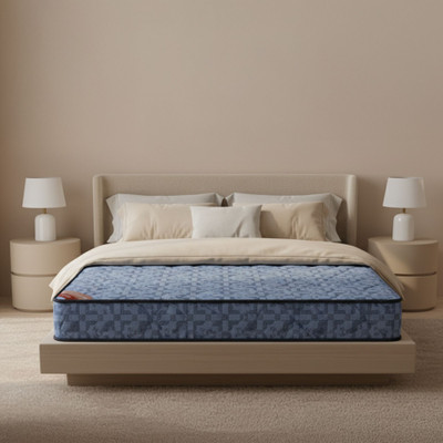 Sleepwell MyMattress Soft Firmness, Resitec Foam, VPF Technology 6 inch King High Resilience (HR) Foam Mattress(L x W: 75 inch x 72 inch)