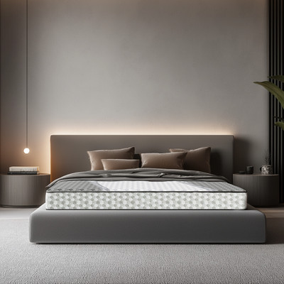 Sleepwell Ortho Pro Profiled, Memory Foam, Spine & Back Support 6 inch King PU Foam Mattress(L x W: 75 inch x 72 inch)