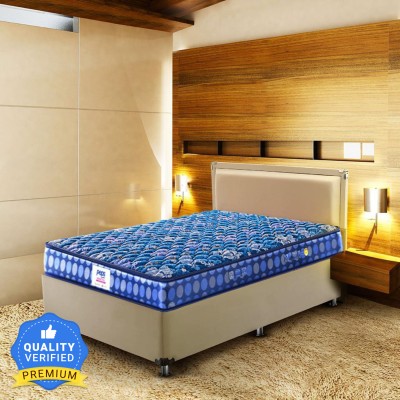 PEPS Springkoil Normal Top Blue 6 inch Double Bonnell Spring Mattress(L x W: 78 inch x 48 inch)