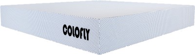 COLOFLY Dual Comfort Soft & Firm High Resilience (HR) 4 inch Double High Resilience (HR) Foam Mattress(L x W: 78 inch x 72 inch)