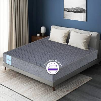 SLEEP SPA Premium Orthopedic Dual Comfort - Hard & Soft, with SrtX® Technology 6 inch Queen High Resilience (HR) Foam Mattress