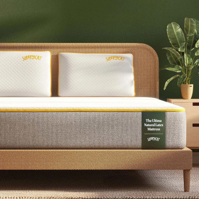 SleepyCat Ultima Natural Latex Mattress 8 inch King High Density (HD) Foam Mattress(L x W: 78 inch x 72 inch)