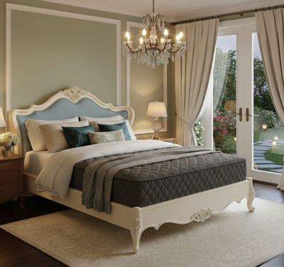 Aeronix Dual Comfort - Hard & Soft 4 inch Single High Resilience (HR) Foam Mattress(L x W: 75 inch x 48 inch)