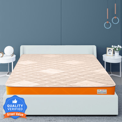 Flipkart Perfect Homes Sweet Dream Dual – Hard & Soft 4 Inch King EPE Foam Mattress  (L X W: 75 Inch X 72 Inch) For Rs. 3770 @ 59 %