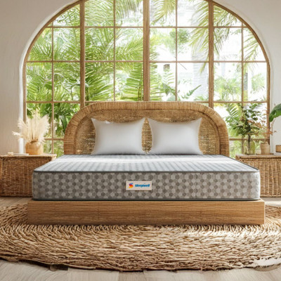 Sleepwell Ortho Pro Natural Latex, Back & Spine Support 8 inch Single High Resilience (HR) Foam Mattress(L x W: 72 inch x 36 inch)